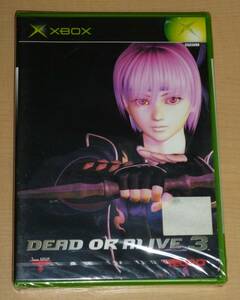 新品 Xbox DEAD OR ALIVE 3 デッド オア アライブ TECMO テクモ