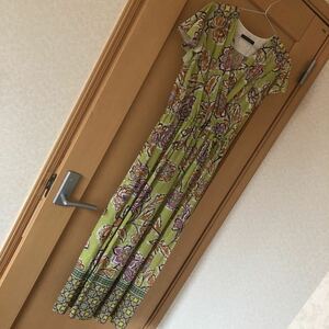 Mackintosh philosophy ワンピース M ロングスカートドレス 日本製 グリーン