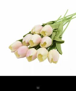 全10色 10本セット 人工チューリップ 造花 リアル 結婚式 ウェディング パーティー 装飾 インテリア ブーケ 花 花束 チューリップ 285
