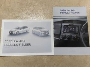トヨタ　TOYOTA カローラアクシオ　COROLLA Axio カローラフィールダー　COROLLA FIELDER カタログ　オーディオカタログ　2020年9月