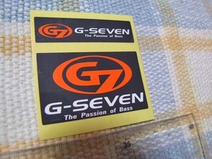 G-SEVEN/G7/シート/ステッカー/シール/黒　※ヤフーショッピングストア/レア物商会・健美堂でも大量出品中！