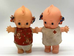 【昭和レトロ】ワリコーリッキー　『キューピー人形　貯金箱』２体　ソフビ人形　玩具/おもちゃ　定形外　 L0128H