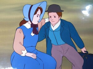 B　南の虹のルーシー　第１話 「新しい土地へ」　クララとベン　 セル画 張り付きあり 　アニメ 　日本アニメーション　