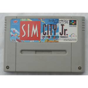 スーパーファミコン カートリッジ SIM CITY JR. SHVC-ALIJ