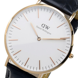 ダニエルウェリントン 腕時計 CLASSIC READING 40 ローズゴールド 0114DW DW00100014 ホワイト ブラック ホワイト