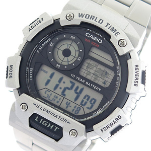 カシオ CASIO メンズ 腕時計 AE-1400WHD-1A 液晶/シルバー 液晶