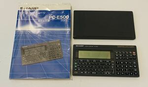 2980 SHARP PC-E500　ポケットコンピュータ ポケコン 