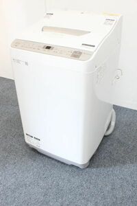 シャープES-TX5C-S タテ型洗濯乾燥機(5.5kg) ホワイト 洗濯5.5kg/乾燥3.5kg 簡易乾燥機能 2019年製 SHARP 中古家電 店頭引取歓迎 R5701)