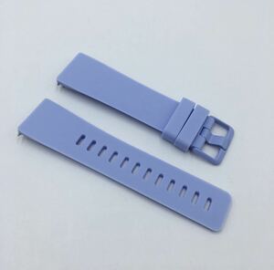 Fitbit Versa 2 / Lite ベルト 交換バンド Sラバーベルト ブルー　高品質　シリコンバンド