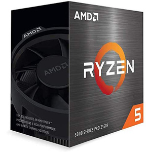 【中古】AMD Ryzen 5 5600X with Wraith Spire cooler 100-000000065 4.6GHz Socket AM4 元箱あり