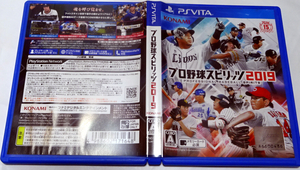 PS Vita プロ野球スピリッツ2019／動作品 送料無料