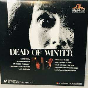 【LD】冬の嵐・Dead of Winter/ 解説書付き (盤面 /ジャケ : NM/VG+) ホラー