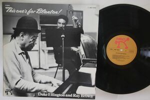 LP Duke Ellington, Ray Brown This One&#039;s For Blanton MTF1002 PABLO Japan /00260