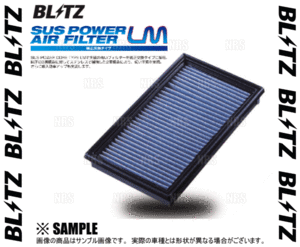 BLITZ ブリッツ サスパワー エアフィルターLM (SD-65B)　タント/カスタム　L375S/L385S/LA600S/LA610S　KF-DET/KF　07/12～ (59580
