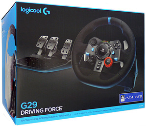 【中古】Logicool G29 Driving Force LPRC-15000 ACアダプターなし 元箱あり