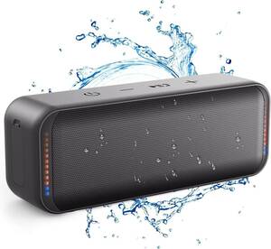 AA26/Bluetooth スピーカー 5.0 完全防水12W 12時間連続 ワイヤレススピーカー IPX7防水 完全ワイヤレスステレオ・