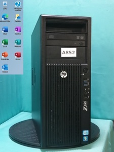 初期保証付クリエーター向け Quadro M4000 Xeon E5-2670v2（i7-9850H相当）大容量メモリ64GB＆SSD1TB HDD2TB DVD WiFi Win11 HP Z420 A-852