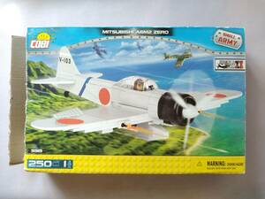 【COBI/日本海軍】MITSUBISHI A6M2 ZERO(三菱・零式艦上戦闘機) TAINAN NAVAL AIR CORPS JULY 1942【開封済み】