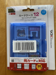 HORI ホリ3DS-018 カードケース12 for ニンテンドー3DS ブルー（任天堂公式ライセンス商品）