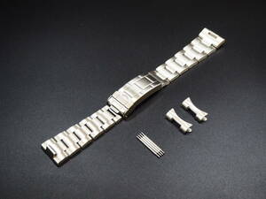 腕時計 交換用 オイスター ブレスレット 20mm 無垢 (ツヤなし) シルバー ベルト ROLEX ロレックス TUDOR 互換 社外品！送料無料！