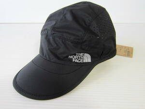 新品◆ノースフェイス メッシュ 軽量 キャップ SWALOWTAIL CAP 帽子 黒ブラック L マラソン ランニング ジョギング /ゴルフ サンバイザーL