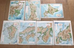 三和銀行 サンワ家庭用地図 ☆ レトロ 昭和３２年ごろ 日本地図 史料