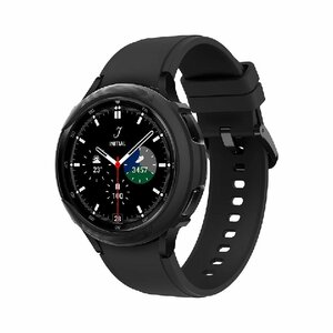Galaxy Watch4Classic ケース 42mm対応 ベゼル回転 軽量 簡易着脱 Spigen ACS03141 ブラック