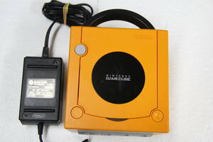 ゲームキューブ本体セット DOL-001 オレンジ 電源コード付属 任天堂純正/動作品 送料無料