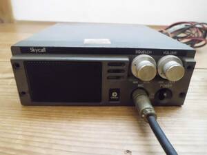 クラリオン　極超短波簡易無線電話装置　JC-105T型　アマチュア無線機　マイク付き　昭和56年製　CSITK 150・5F3-1-4　動作未確認