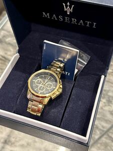 【希少】Maserati マセラティ 腕時計ゴールド