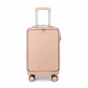 スーツケース　キャリーケース TSAロック 機内持ち込み可能サイズSサイズ20インチ軽量　ピンク静音 小型軽量 キャリーバッグ