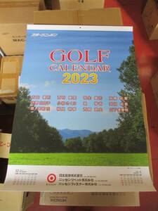 2023年　女子プロゴルファー　カレンダー　渋野日向子　他11名　企業ノベルティー　