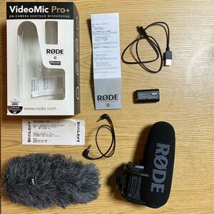 RODE ロード VideoMic Pro+ コンデンサーマイク VMP+ &amp; 専用ウィンドジャマー