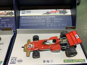 新品未使用 TEAM LOTUS TYPE 72C as driven by Jochen Rindt 1/32 スロットカー scalextric スケレ スケーレックストリック