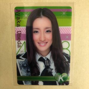 AKB48 梅田彩佳 セブン&amp;アイ限定 トレカ アイドル グラビア カード K-04 トレーディングカード