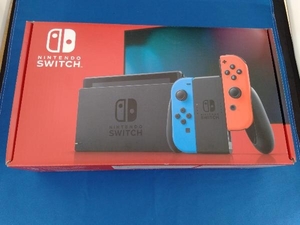 1円スタート Nintendo Switch Joy-Con(L) ネオンブルー/(R) ネオンレッド(HADSKABAA)(バッテリー拡張モデル)