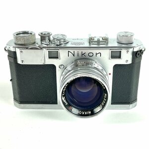 ニコン Nikon S + NIKKOR-S.C 5cm F1.4 ［ジャンク品］ フィルム レンジファインダーカメラ 【中古】