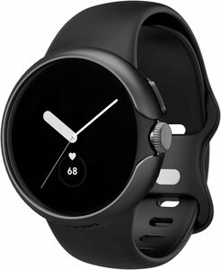 Google Pixel Watch ケース 簡易着脱 薄型 シンプル 軽量 保護 Spigen ACS05795 ブラック
