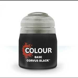 送料無料 シタデルカラー BASE： CORVUS BLACK (12ML) 黒 ベース カルバス ブラック