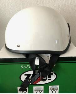 新品　ZEST　SAFETY HELMET　ダックテールヘルメット　ZT-760　ホワイト　フリーサイズ（57-60㎝ 未満）