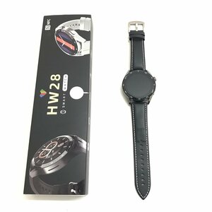 中古美品 WEARFIT PRO HW28 SMART WATCH スマートウォッチ 着信表示 ブラック HW28 日本語対応 ワイヤレス充電 腕時計 初期化済 質屋出品