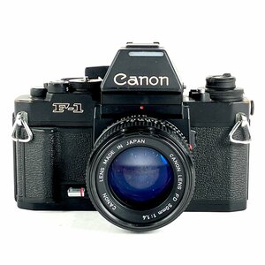 キヤノン Canon NEW F-1 + FD 50mm F1.4［ジャンク品］ フィルム マニュアルフォーカス 一眼レフカメラ 【中古】