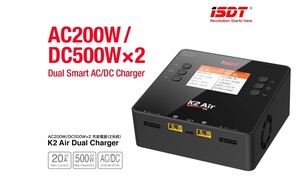 G-FORCE★[GDT116]★K2 Air Dual Charger AC200W/DC500W★充電器