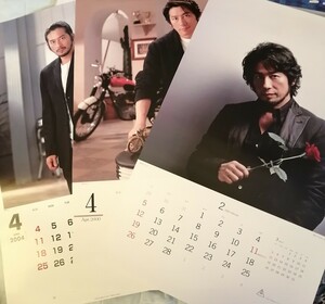 真田広之レアなカレンダーポスター3枚セット★ジョン・ウィック