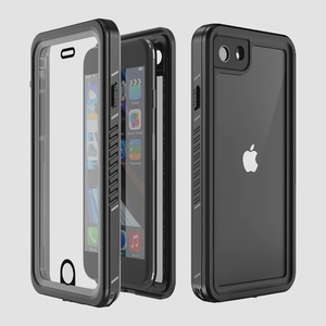 送料無料★iPhone SE 防水ケース 第2世代 DINGXIN iPhone8/7ケース Qi充電対応 超軽量(グレイ)