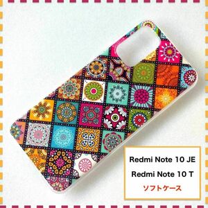 Redmi Note10JE Note10T ケース ペルシャ 曼荼羅 赤