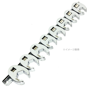 10pcクローフットレンチセット Crowfoot Wrench 10mm-22mm J071