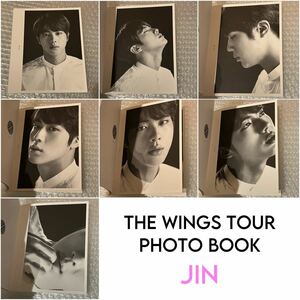 【JIN ジン】BTS THE WINGS TOUR PHOTO BOOK postcard フォトブック 写真集 ポストカード フェイスフォト