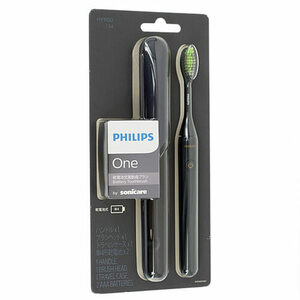 【新品訳あり(箱きず・やぶれ)】 PHILIPS 乾電池式電動歯ブラシ Philips One HY1100/34 ミッドナイトブルー [管理:1100052680]
