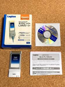 【ノートPC用】Logitec ギガビット LAN PCカード 1000BASE-T 32bit CardBus対応 LAN-GTJ/CB
